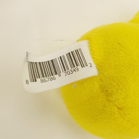 Peeps Bunny Plush 9" Cotton Candy & 6" Yellow Stuffed Animal Toy Lot 2 Just Born - Picture 10 of 13